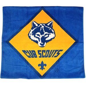CUB SCOUTS Boy Scouts of America - Blue Camp Beach Pool Bath Towel - New